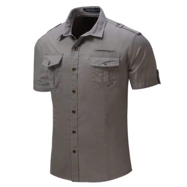 Military Cargo Short Sleeve Shirt 06